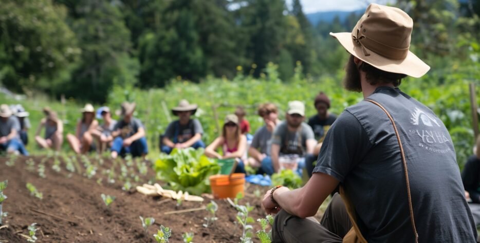 Formación a través de Escuelas de Campo y aulas sobre manejo de cultivos y elaboración de bioinsumos, con un enfoque práctico y aplicable.